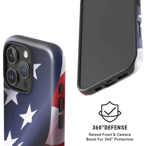 The American Flag iPhone 16 Pro Max Magsafe Impact Case