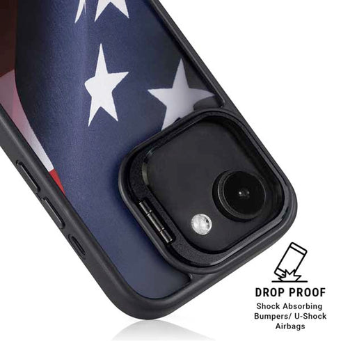 The American Flag iPhone 16e Kickstand Case