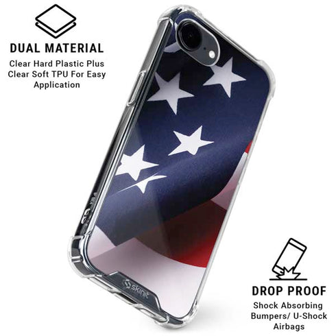 The American Flag iPhone 16e Clear Case