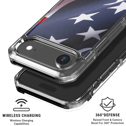 The American Flag iPhone 17 Air Clear Case