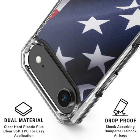 The American Flag iPhone 17 Air Clear Case