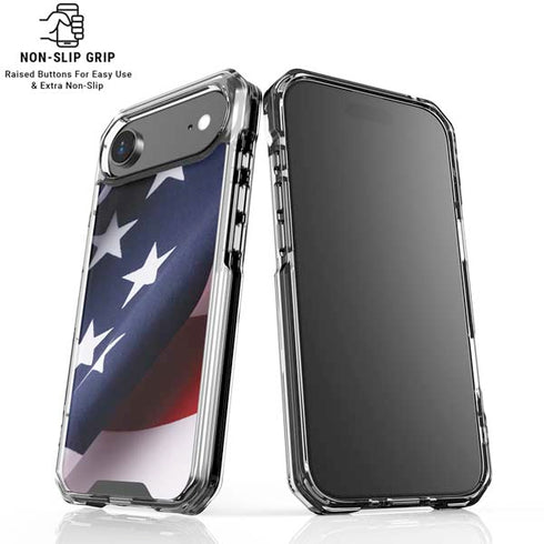 The American Flag iPhone 17 Air Clear Case