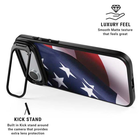The American Flag iPhone 17 Air Kickstand Case