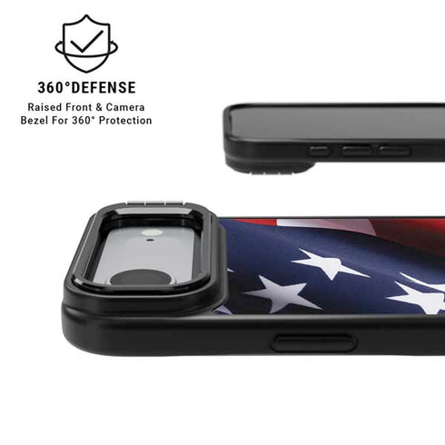 The American Flag iPhone 17 Air Kickstand Case