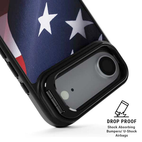 The American Flag iPhone 17 Air Kickstand Case