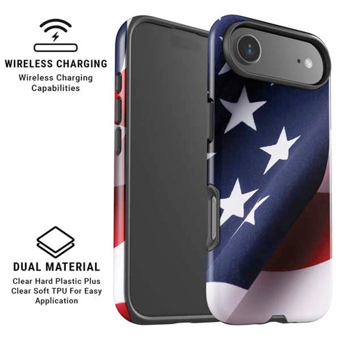 The American Flag iPhone 17 Air Magsafe Impact Case