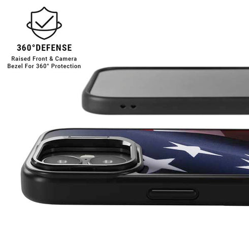 The American Flag iPhone 17 Kickstand Case