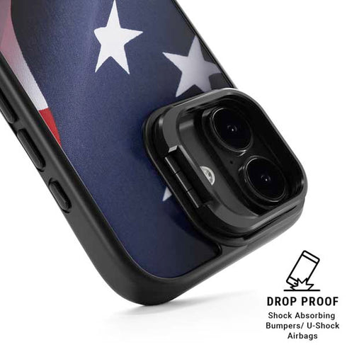 The American Flag iPhone 17 Kickstand Case