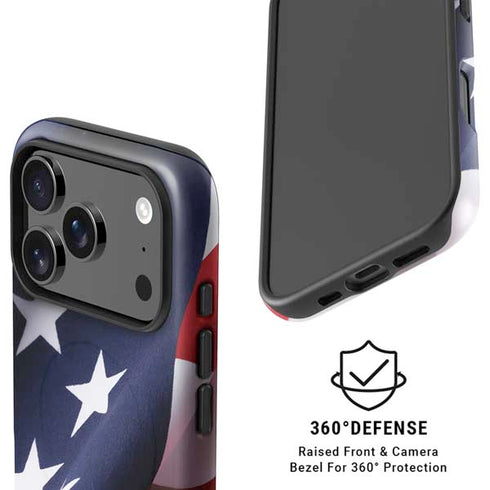 The American Flag iPhone 17 Pro Magsafe Impact Case