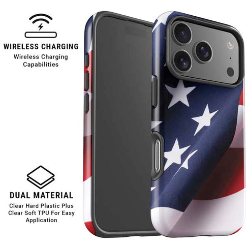 The American Flag iPhone 17 Pro Max Magsafe Impact Case