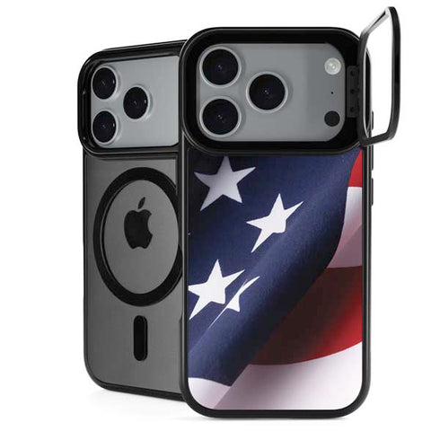 The American Flag iPhone 18 Pro Max Kickstand Case