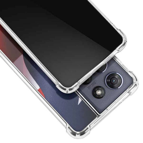 The American Flag Moto G 5G (2025) Clear Case