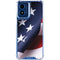 The American Flag Moto G Play 4G (2024) Clear Case