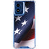 The American Flag Moto G Play 4G (2024) Clear Case