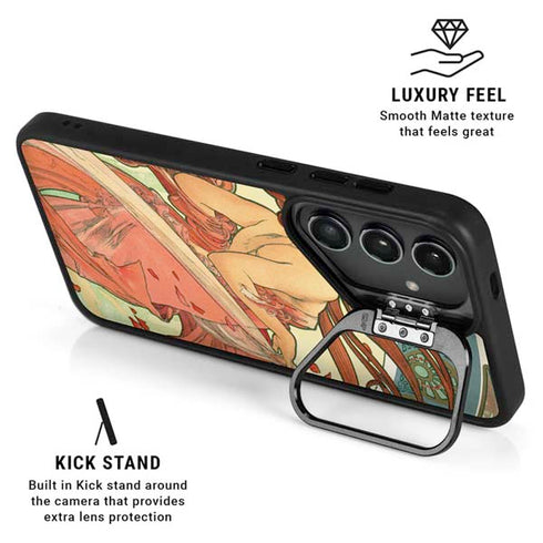 The Arts: Dance by Mucha Galaxy S25 Kickstand Case