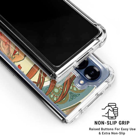 The Arts: Dance by Mucha Galaxy Z Fold6 Clear Case