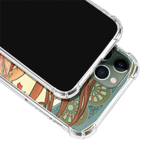 Alphonse Mucha The Arts, Dance iPhone 12 Pro Clear Case