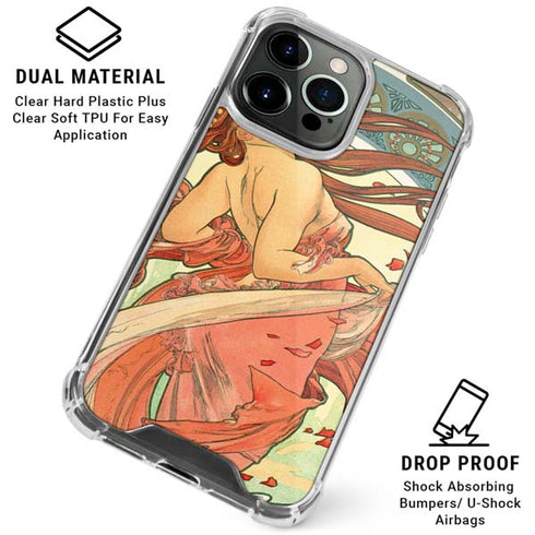 The Arts: Dance by Mucha iPhone 16 Pro Max Clear Case