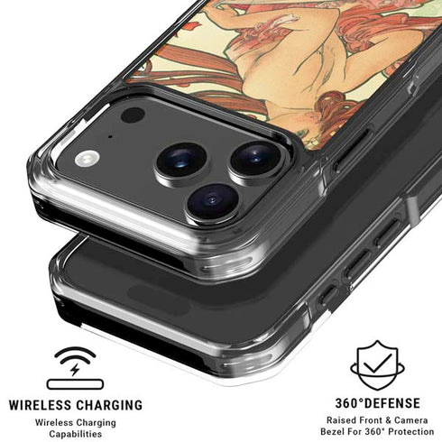 The Arts: Dance by Mucha iPhone 18 Pro Clear Case