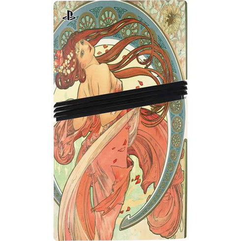 The Arts: Dance by Mucha PS5 Pro Disk Console Skin