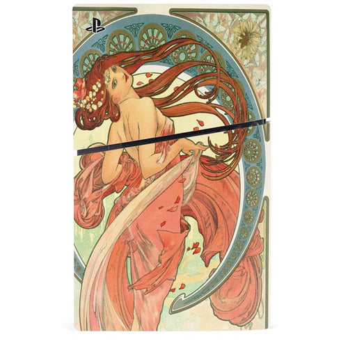 The Arts: Dance by Mucha PS5 Slim Digital Edition Console Skin