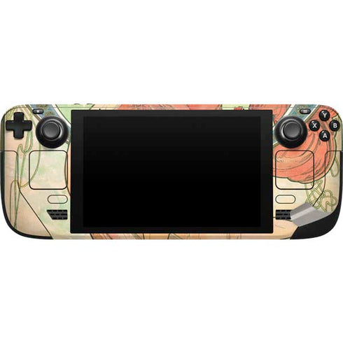 Alphonse Mucha The Arts, Dance Steam Deck Handheld Gaming Computer Skin