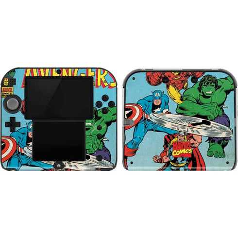 Marvel Classic Comics The Avengers Nintendo 2DS Skin