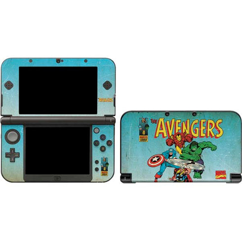 Marvel Classic Comics The Avengers 3DS XL 2015 Skin