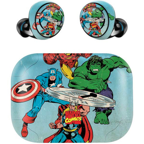 Marvel Classic Comics The Avengers Amazon Echo Buds Skin