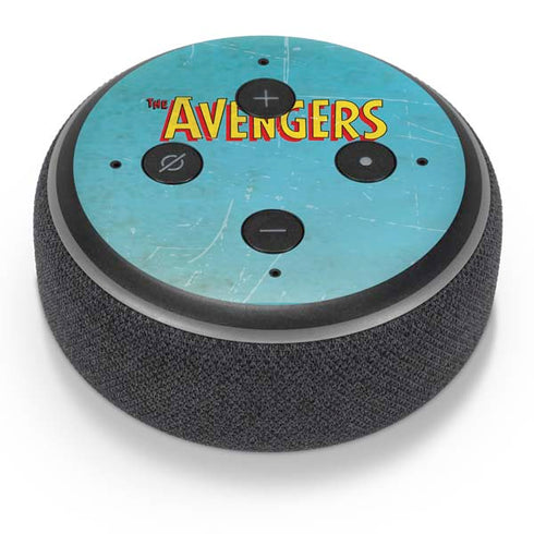 Marvel Classic Comics The Avengers Amazon Echo Dot Skin