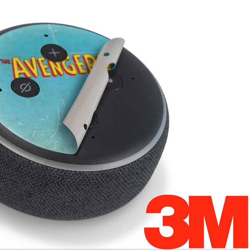 Marvel Classic Comics The Avengers Amazon Echo Dot Skin