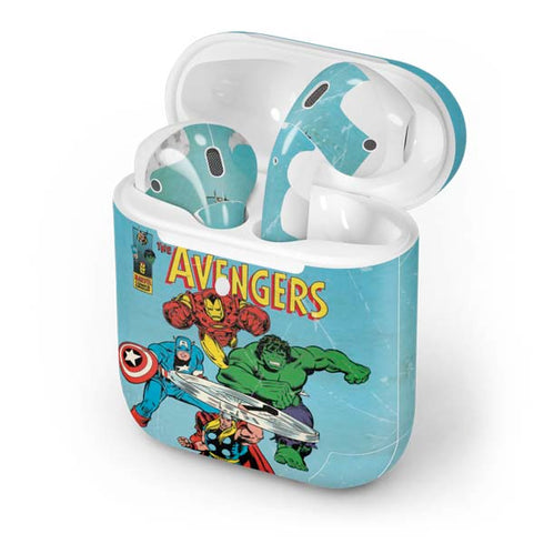 Marvel Classic Comics The Avengers Apple AirPods 2 Skin