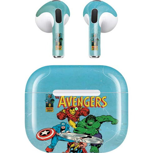 Marvel Classic Comics The Avengers Apple AirPods (3rd Gen 2021) Skin