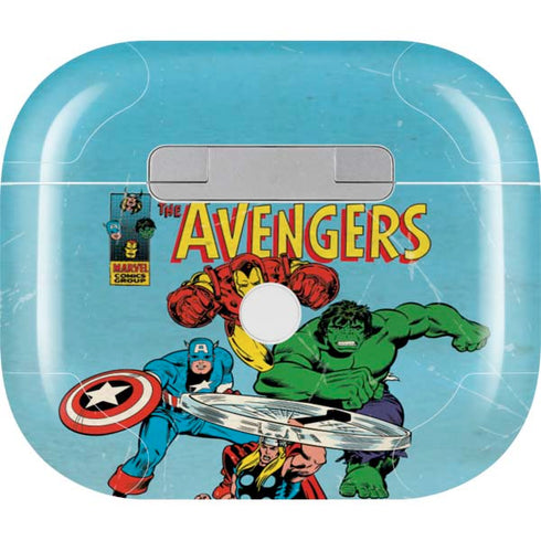 Marvel Classic Comics The Avengers Apple AirPods (3rd Gen 2021) Skin