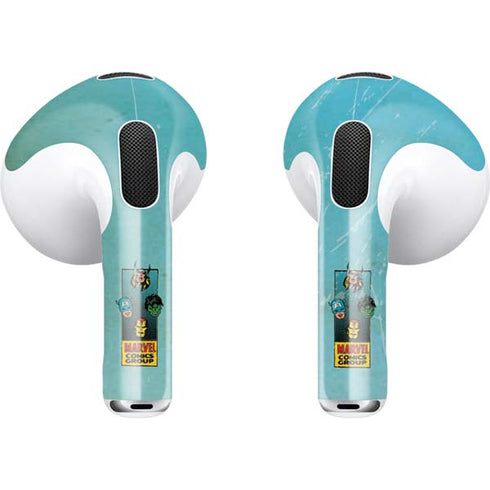 Marvel Classic Comics The Avengers Apple AirPods (3rd Gen 2021) Skin
