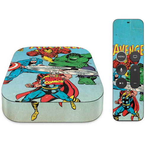 Marvel Classic Comics The Avengers Apple TV Skin