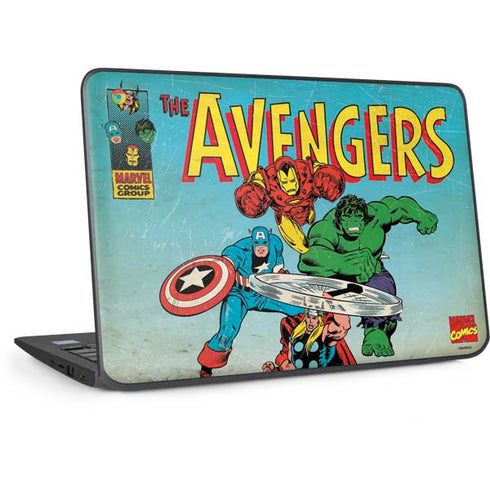 Marvel Classic Comics The Avengers HP Chromebook Skin