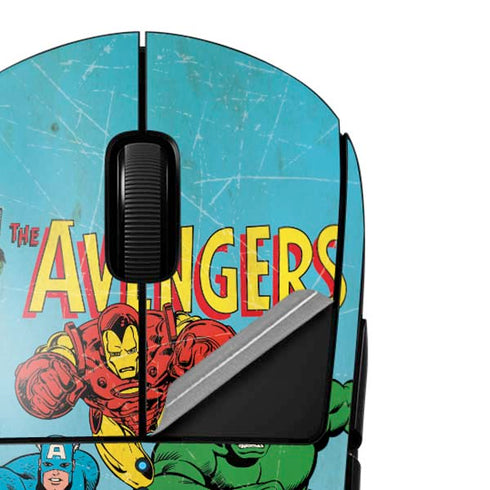 Marvel Classic Comics The Avengers G Pro Wireless Gaming Mouse Skin