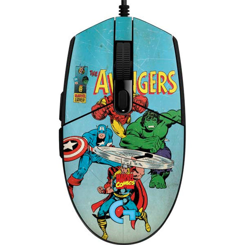 Marvel Classic Comics The Avengers G203 Prodigy RGB Wired Gaming Mouse Skin