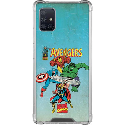 Marvel Classic Comics The Avengers Galaxy A51 5G Clear Case
