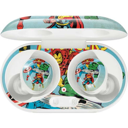 Marvel Classic Comics The Avengers Galaxy Buds Plus Skin