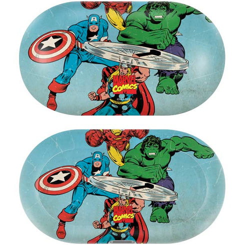 Marvel Classic Comics The Avengers Galaxy Buds Plus Skin
