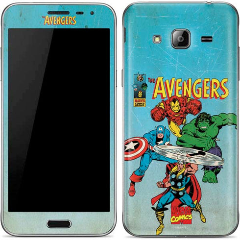 Marvel Classic Comics The Avengers Galaxy J3 Skin