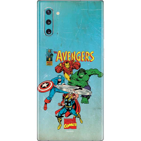 Marvel Classic Comics The Avengers Galaxy Note 10 Skin