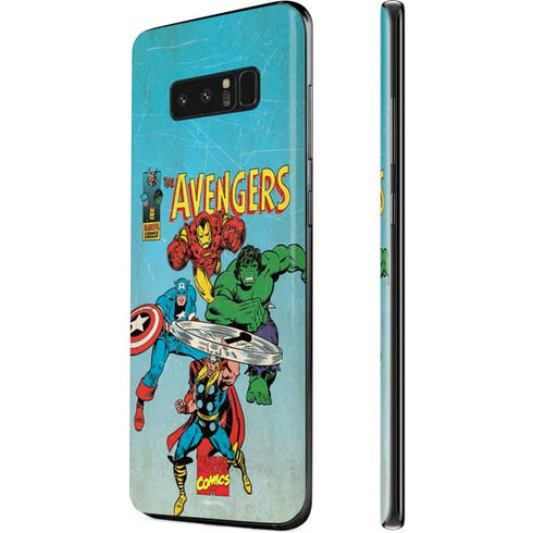 Marvel Classic Comics The Avengers Galaxy Note 8 Skin