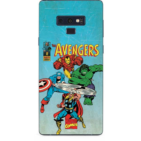 Marvel Classic Comics The Avengers Galaxy Note 9 Skin