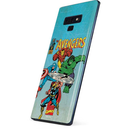 Marvel Classic Comics The Avengers Galaxy Note 9 Skin