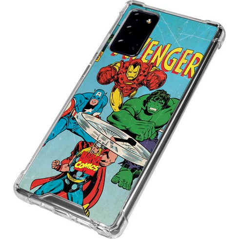 Marvel Classic Comics The Avengers Galaxy Note20 5G Clear Case