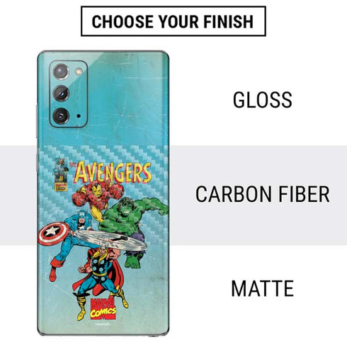 Marvel Classic Comics The Avengers Galaxy Note20 5G Skin