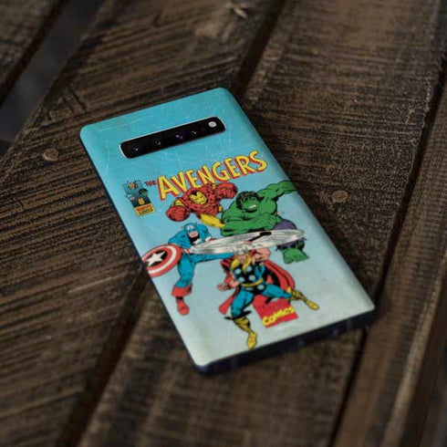 Marvel Classic Comics The Avengers Galaxy S10 Skin